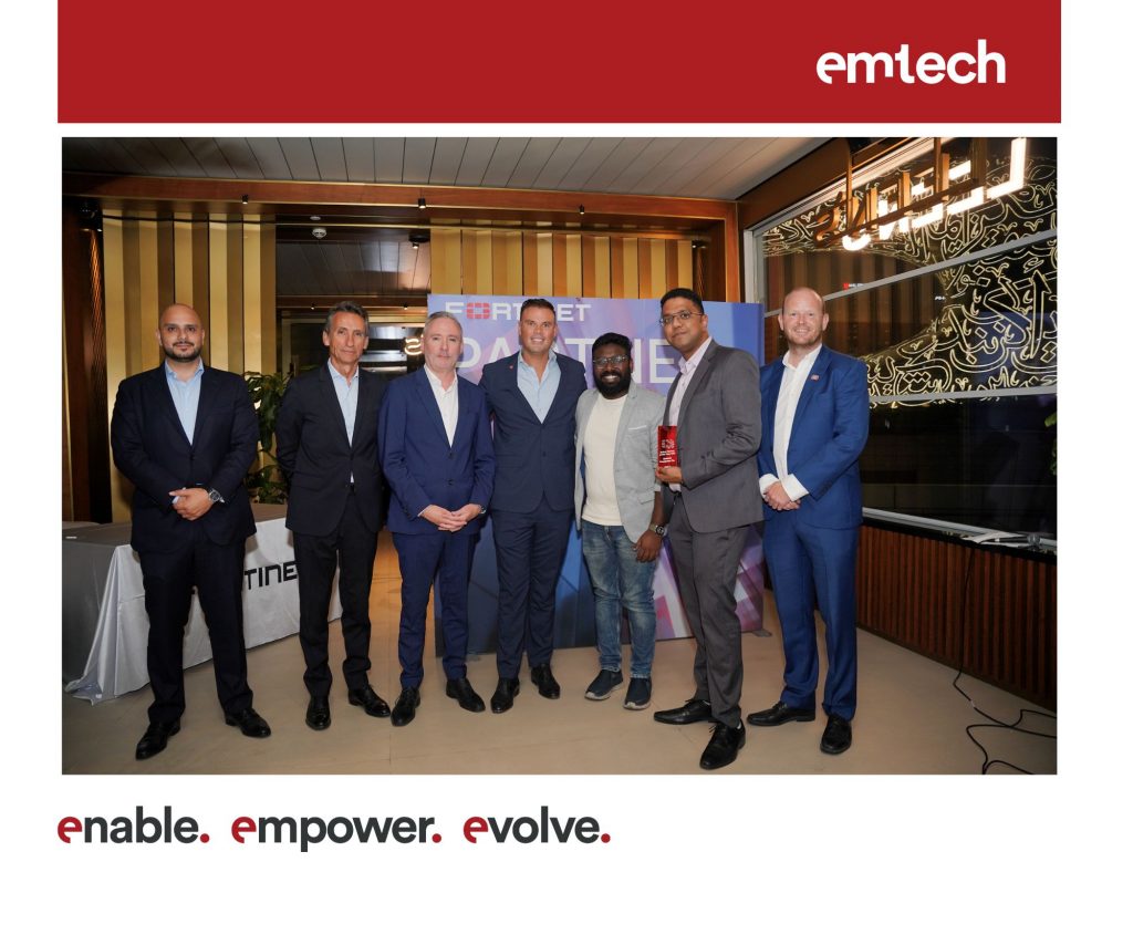 emtech Honored as Fortinet Select Partner of the Year 2023 in UAE