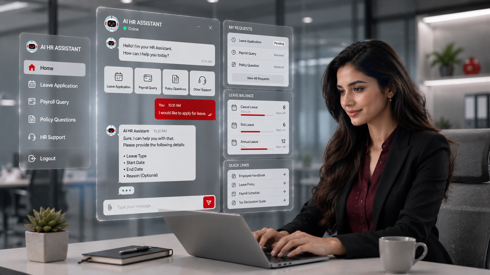HR AI chatbot UAE enterprise