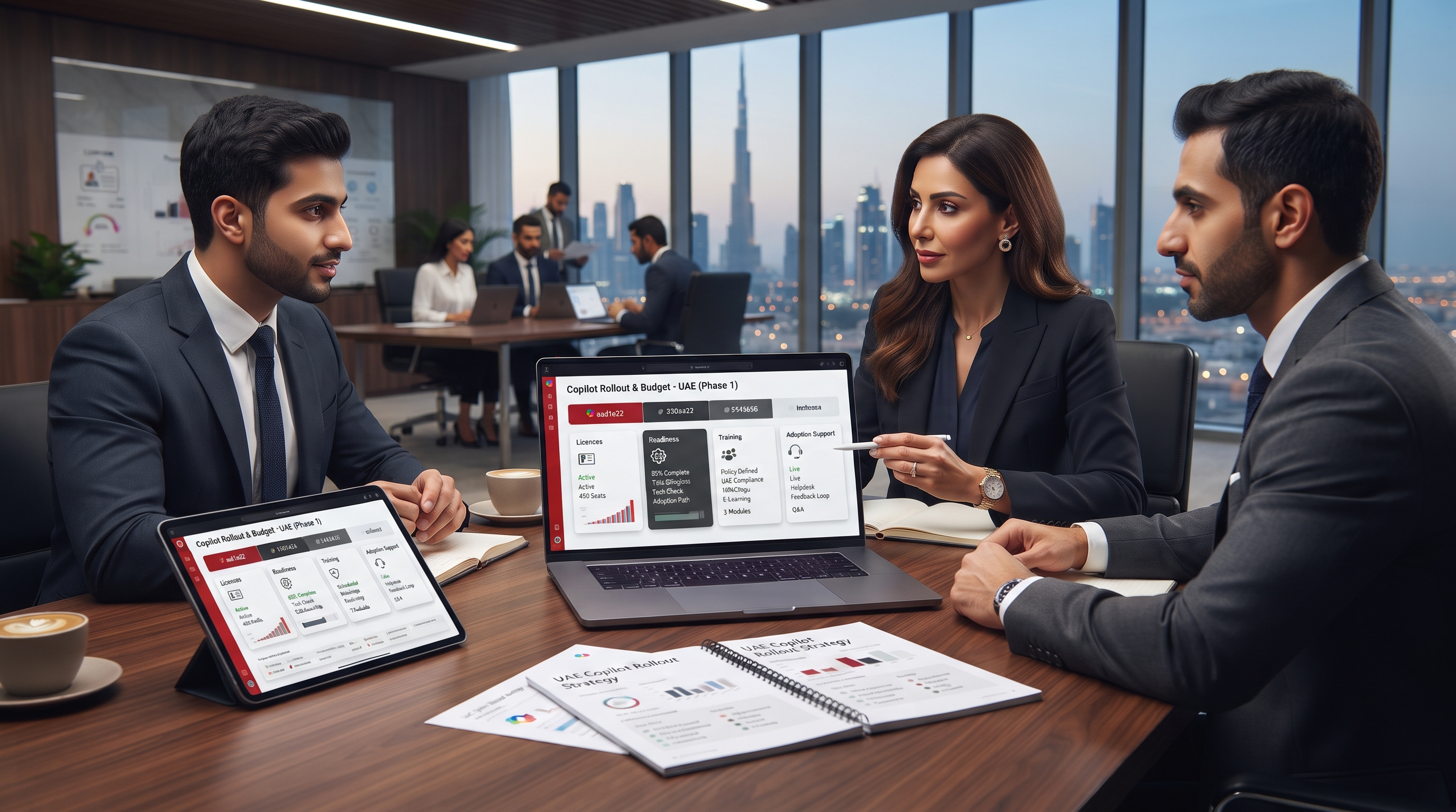 Microsoft Copilot cost planning for UAE businesses with licence readiness governance and training factors