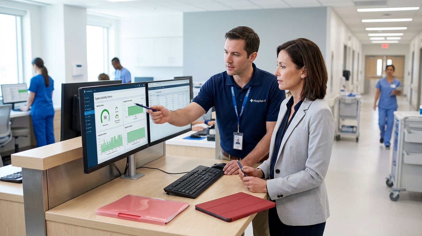 Healthcare and clinics managed IT services UAE