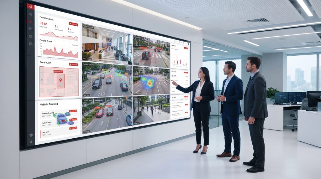 AI Video Analytics in UAE: CCTV, Compliance & Cost Guide | emtech
